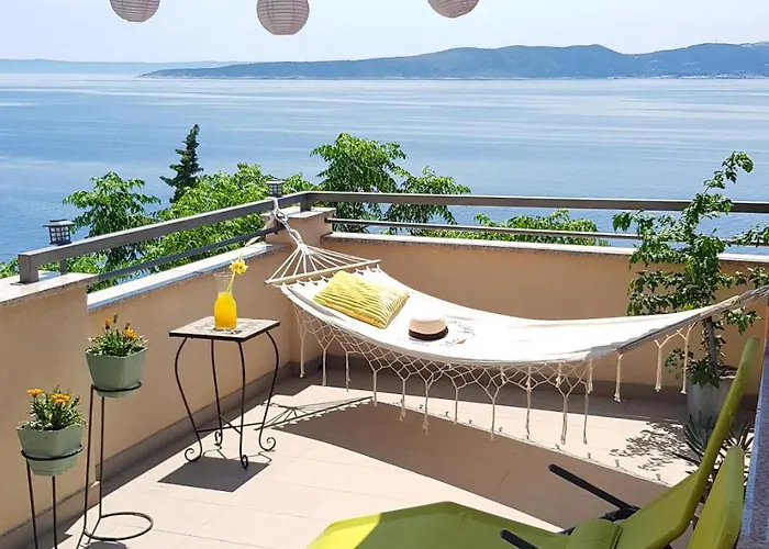 Daire Skalinada Rooftop Seaview Brela